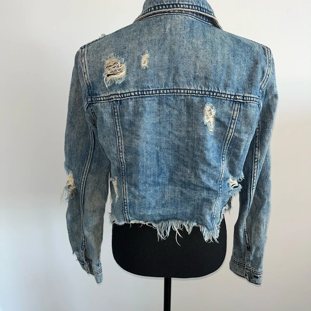 Distressed Jean Jacket - Picture 3 of 3